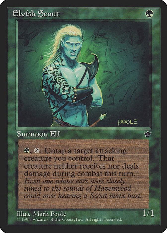 Elvish Scout (Poole) [Fallen Empires]