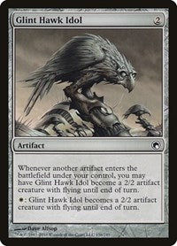Glint Hawk Idol (156) [Scars of Mirrodin]