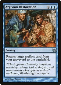 Argivian Restoration (69) [Duel Decks: Elspeth vs. Tezzeret]