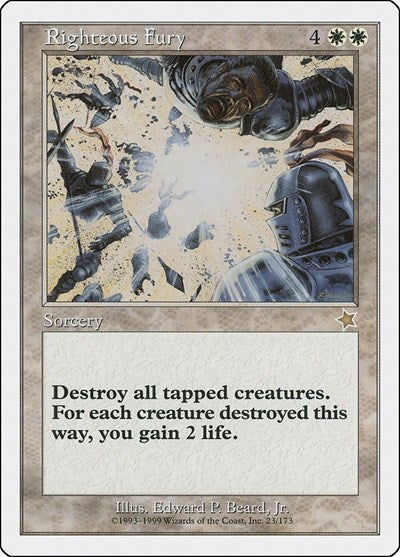 Righteous Fury (23) [Starter 1999]