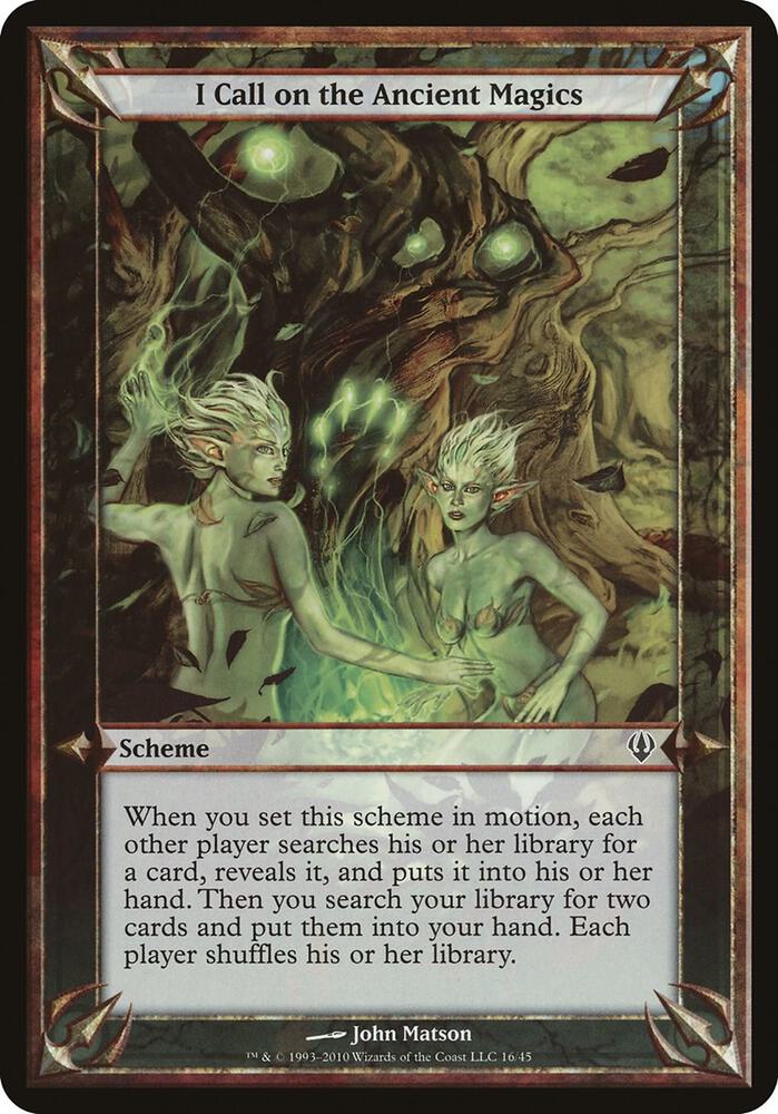 I Call on the Ancient Magics (Colorless) [Oversize Cards]