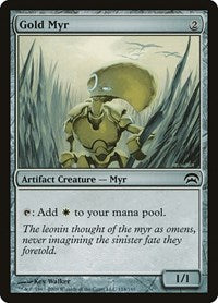 Gold Myr (114) [Planechase]