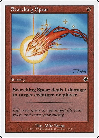Scorching Spear (116) [Starter 1999]