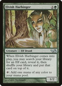 Elvish Harbinger (4) [Duel Decks: Elves vs. Goblins]
