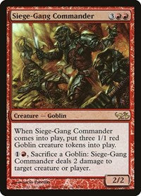 Siege-Gang Commander (32) [Duel Decks: Elves vs. Goblins]