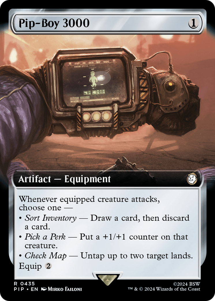 Pip-Boy 3000 (Extended Art) (PIP-435) - Fallout: (Extended Art)