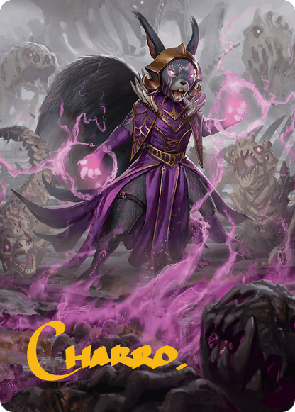 Liliana of the Dark Realms // Liliana of the Dark Realms (ABLB-051) - Bloomburrow Art Series (Borderless) Foil
