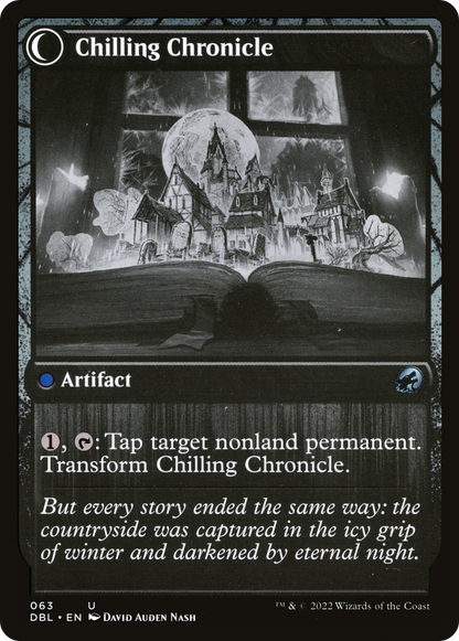Mysterious Tome (DBL-063) - Innistrad: Double Feature: (Double Faced Transform) Foil