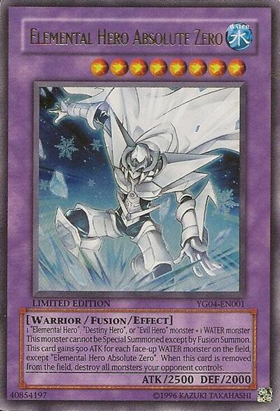Elemental Hero Absolute Zero (YG04-EN001) [Miscellaneous Promotional Cards]