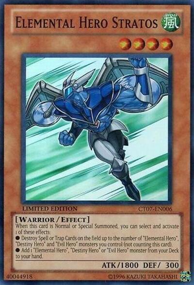 Elemental HERO Stratos (CT07-EN006) [2010 Collectors Tins]