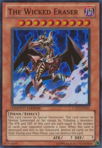 The Wicked Eraser (CT07-EN011) [2010 Collectors Tins]