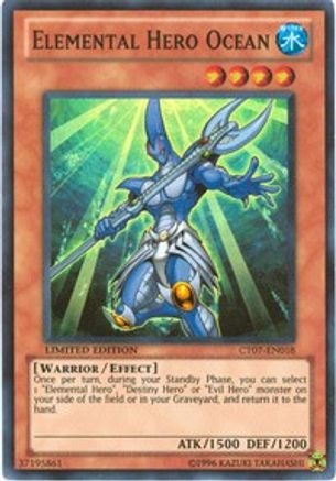 Elemental HERO Ocean (CT07-EN018) - 2010 Collectors Tins Limited
