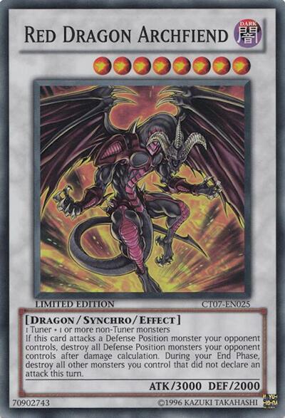 Red Dragon Archfiend (CT07-EN025) [2010 Collectors Tins]