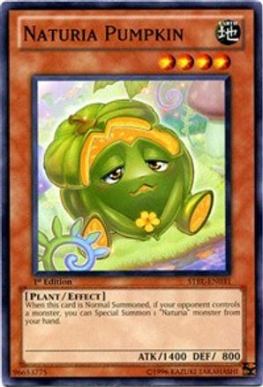 Naturia Pumpkin (STBL-EN031) - Starstrike Blast 1st Edition
