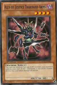 Ally of Justice Thousand Arms (STBL-EN093) [Starstrike Blast]