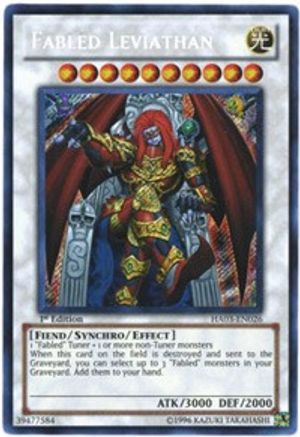 Fabled Leviathan (HA03-EN026) - Hidden Arsenal 3 1st Edition