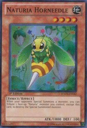 Naturia Horneedle (HA03-EN042) - Hidden Arsenal 3 Unlimited