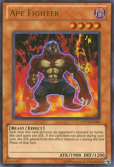 Ape Fighter (5D's Duel Transer) (YDT1-EN001) [Yu-Gi-Oh! Video Game Promotional Cards]