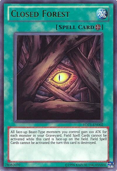 Closed Forest (5D's Duel Transer) (YDT1-EN002) [Yu-Gi-Oh! Video Game Promotional Cards]