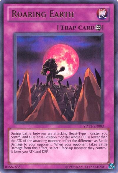 Roaring Earth (5D's Duel Transer) (YDT1-EN003) [Yu-Gi-Oh! Video Game Promotional Cards]