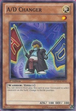 A/D Changer (DP10-EN010) - Duelist Pack 10: Yusei 3 1st Edition