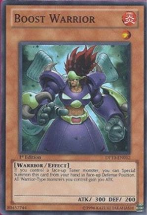 Boost Warrior (DP10-EN012) - Duelist Pack 10: Yusei 3 1st Edition