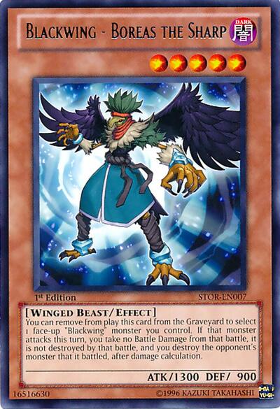 Blackwing - Boreas the Sharp (STOR-EN007) [Storm of Ragnarok]