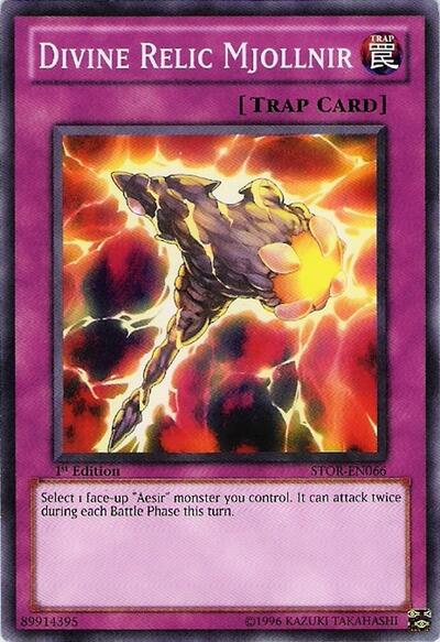Divine Relic Mjollnir (STOR-EN066) [Storm of Ragnarok]