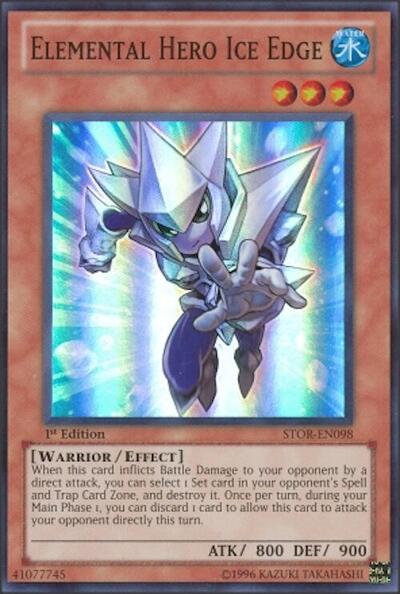 Elemental Hero Ice Edge (STOR-EN098) [Storm of Ragnarok]