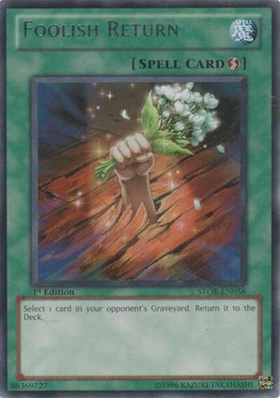 Foolish Return (STOR-EN058) [Storm of Ragnarok]