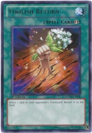 Foolish Return (STOR-EN058) - Storm of Ragnarok 1st Edition