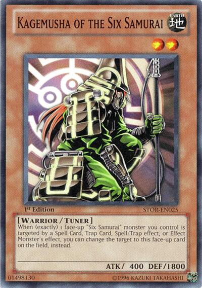 Kagemusha of the Six Samurai (STOR-EN025) [Storm of Ragnarok]