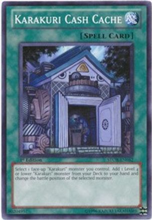 Karakuri Cash Cache (STOR-EN052) - Storm of Ragnarok 1st Edition