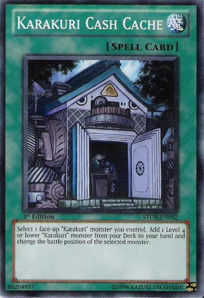 Karakuri Cash Cache (STOR-EN052) [Storm of Ragnarok]