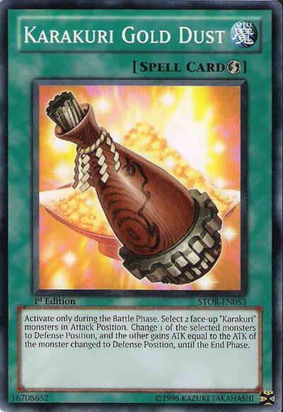 Karakuri Gold Dust (STOR-EN053) [Storm of Ragnarok]