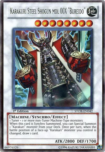 Karakuri Steel Shogun mdl 00X "Bureido" (STOR-EN042) [Storm of Ragnarok]