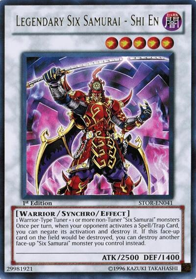Legendary Six Samurai - Shi En (STOR-EN041) [Storm of Ragnarok]