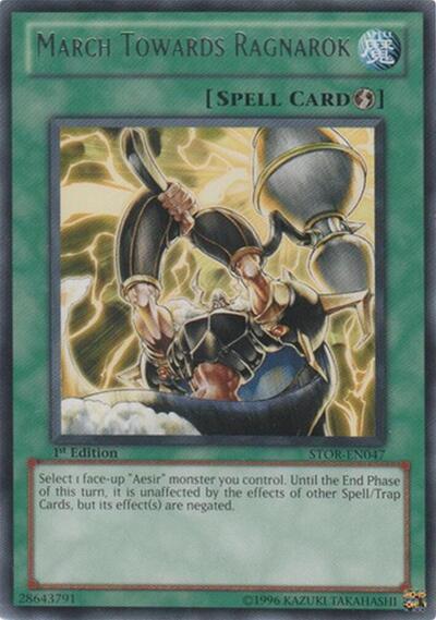 March Towards Ragnarok (STOR-EN047) [Storm of Ragnarok]
