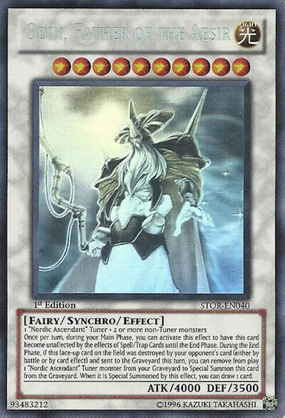 Odin, Father of the Aesir (Ghost Rare) (STOR-EN040) [Storm of Ragnarok]