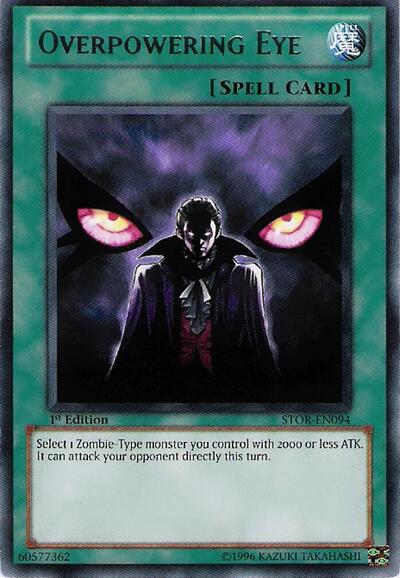 Overpowering Eye (STOR-EN094) [Storm of Ragnarok]