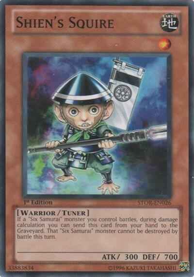 Shien's Squire (STOR-EN026) [Storm of Ragnarok]