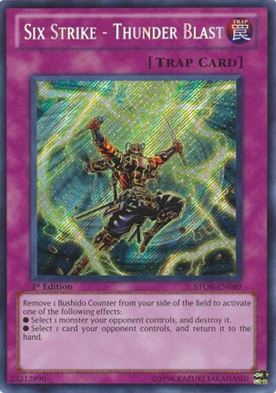 Six Strike - Thunder Blast (STOR-EN089) [Storm of Ragnarok]