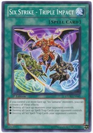 Six Strike - Triple Impact (STOR-EN049) - Storm of Ragnarok Unlimited