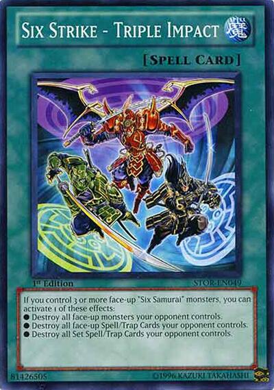 Six Strike - Triple Impact (STOR-EN049) [Storm of Ragnarok]