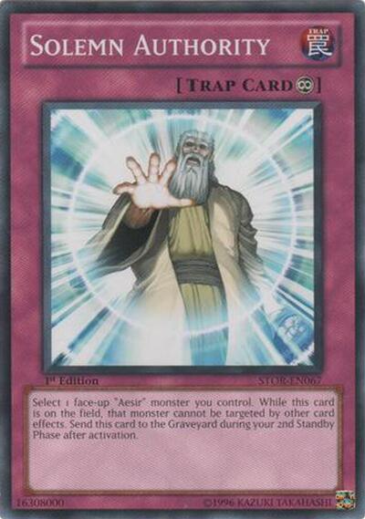 Solemn Authority (STOR-EN067) [Storm of Ragnarok]