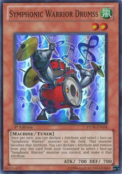 Symphonic Warrior Drumss (STOR-EN034) [Storm of Ragnarok]