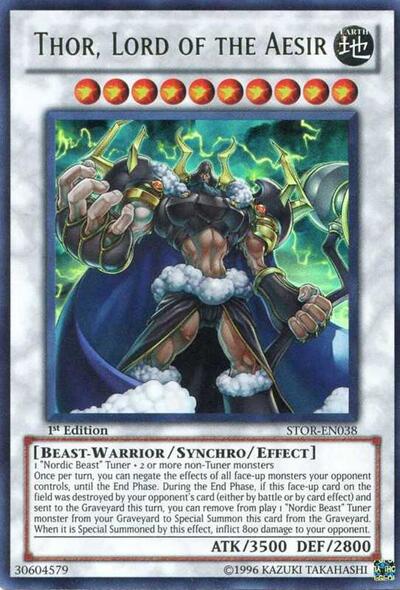Thor, Lord of the Aesir (STOR-EN038) [Storm of Ragnarok]