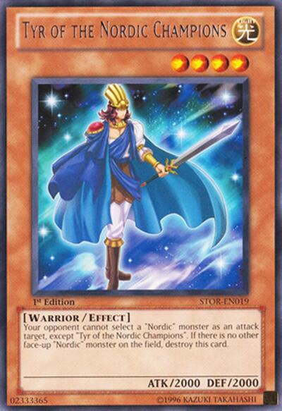 Tyr of the Nordic Champions (STOR-EN019) [Storm of Ragnarok]