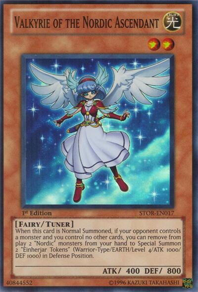 Valkyrie of the Nordic Ascendant (STOR-EN017) [Storm of Ragnarok]