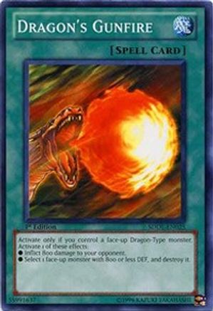 Dragon's Gunfire (SDDL-EN025) - Structure Deck: Dragunity Legion Unlimited